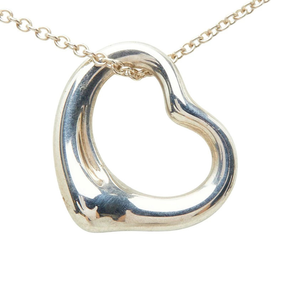Tiffany Co Open Heart Necklace Silver TIFFANYCo